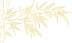 矢量竹叶端午竹子线条手绘动漫卡通高清模板免费下载-趣麦麦图