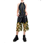 20% OFF LEATHER CHAIN CHOKER BODYSUIT : NOW 116,- / WAS 145,- INFORMATION BLACK LYCRA BODYSUIT WITH LEATHER EDGE AND CHOKER DETAILING - YELLOW FLATLOCK CONTRAST STITCHING - HIGH WAIST LEG...