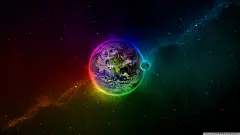 多彩的地球43340_星空地球_其它类_图库壁纸_68Design