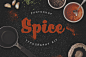 Food Typography PSD Actions : ntroducing 'Food Typography Kit' for Photoshop CS6+A set of 6 delicious photoshop actions to make any font look good enough to eat! Includes 6 layered food scenes from the preview images 2400x1600 @ 72dpi Bonus grainy, floury