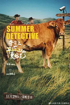 《平原上的夏洛克》，“乡村土味”电影的海报一点也不土！ : 在这张海报中看到的，同样是来自“一千个观众里的不同《平原上的夏洛克》”。