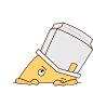 调皮