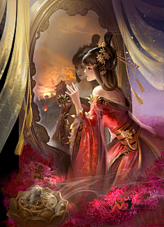 古风人物插画-花瓣网|陪你做生活的设计师 | 古剑奇谭三 by:一锅玄哥