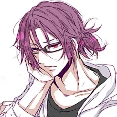 插画动漫 二次元 头像男