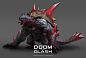 DOOM CLASH monsters and arms concept