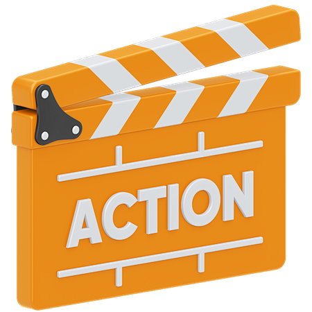 Action Clapper 3D Il...