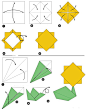 太阳花的折法 折纸太阳花图解教程