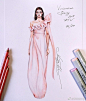 Natalia Zorin Liu手绘时尚人物插画作品。#求是爱设计# ​​​​