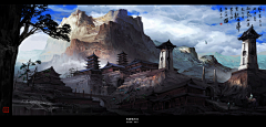 小K-ART采集到【东方场景】概设-氛围-插画-MP合集