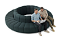 Curved fabric sofa BOB | Curved sofa by Blå Station