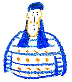 每日插画推荐
喜欢蓝色与橙色的对比，冷暖色的碰撞，像极了夏天
via：山花哩哩 ​​​​