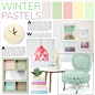 Winter Pastels - Polyvore