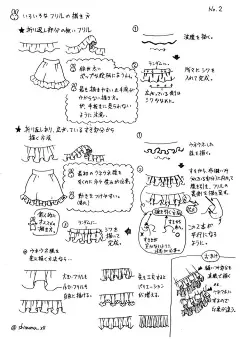 #SAI资源库# 绘师しずむ关于巫女服和女仆装的画法分解，通过合理组合，再复杂的衣服也变得好画辣~自己收藏，转需~（画师：しずむ pid=44744971）