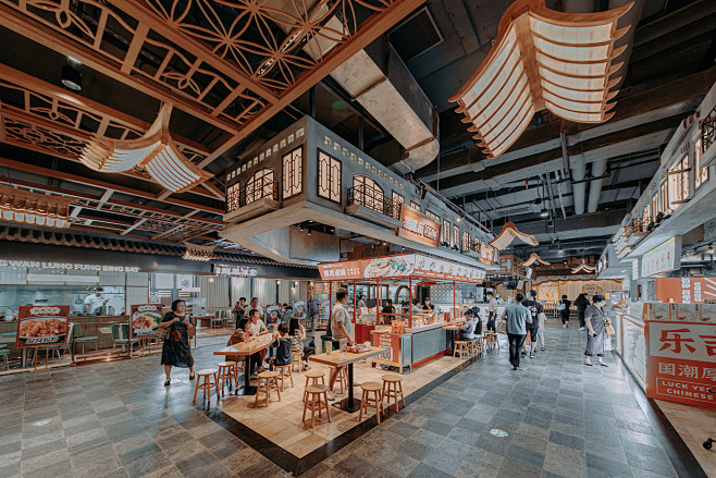 architecture interior design 主题街区设计 商业设计 室内设计 餐饮空间设计 商业空间设计 夏谷暑雨 空间设计