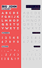 Big John / Slim Joe - FREE Font : New FREE typeface