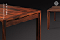 徽州 书画桌 – 半木BANMOO – 新中式, 原创, 实木家具, 高端家具