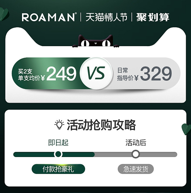 ROAMAN/罗曼电动牙刷成人款情侣软毛...