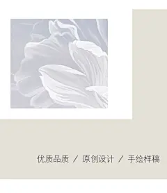 卡莎新中式灰白花朵壁纸简约卧室电视背景墙墙纸客厅定制壁画壁布-tmall.com天猫