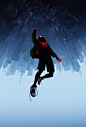 Spider-Man: Into the Spider-verse , Patrick O'Keefe : A sampling of paintings from the film.