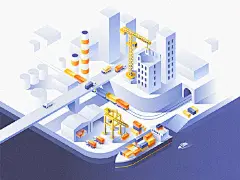 一组来自Dmitrii Kharchenko的矢量插画，运用在界面上也是非常舒适的呢 #设计秀# ​​​​