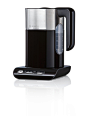 Amazon.de: Bosch TWK8613 Wasserkocher Styline (Kunststoff mit Edelstahlapplikationen, 1.5 L, 2000-2400 Watt max) schwarz/silber