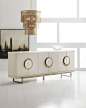 Image 2 of 4: Hooker Furniture Sofia 6-Door Entertainment Console