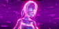 未来科幻赛博朋克霓虹3d pbr材质贴图素材包 Cyber Holograms插图2