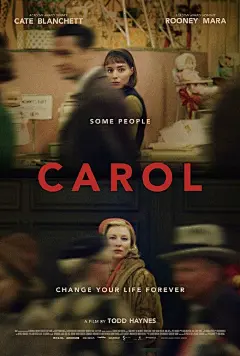 【《卡罗尔》(Carol)发新海报+剧照！】 凯特·布兰切特、鲁妮·玛拉等人主演。托德·海因斯(天鹅绒金矿、幻世浮生)执导。小说《盐的代价》改编。《天才雷普利》作者派翠西亚·海史密斯1952年发表的女同小说。一个做着百货商店售货员的年轻女孩，偶遇身陷婚姻危机的中年主妇卡罗尔。美11.20上映。海报大赞！