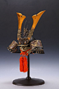 Japanese Samurai Helmet -Ogre and Hawk Deco-, Kabuto