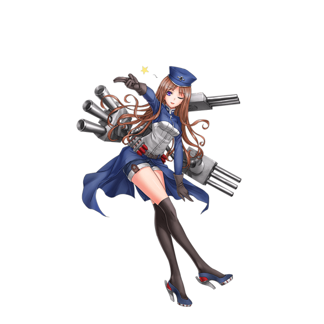 战舰少女r游戏人物角色舰娘正常版立绘板绘绘画教程学习公众号板绘141