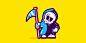 Skeleton Crew - Facebook Animated .gif Stickers : Download the pack from the Facebook Sticker store here: <a class="text-meta meta-link" rel="nofollow" href="http://bit.ly/SkeletonCrewS" title="http://bit.ly/SkeletonC