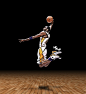 NBA illustration : Ilustración y diseño utilizando fotografías de la NBA