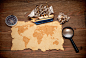 General 3090x2076 wood sailing ships magnifying glasses compass world map