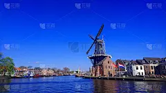 荷兰哈莱姆的德阿德里亚安风车