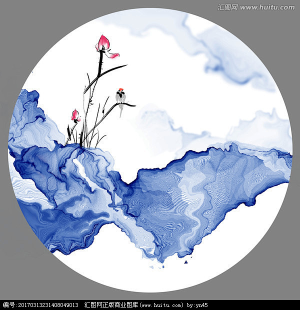 水墨水墨画抽象水墨画意境水墨画荷花水墨画青花水墨画现代水墨画新