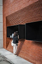 In Guangzhou, a Coffee Shop with a Red-Brick Facade Stops People in Their Tracks - Azure Magazine | Azure Magazine