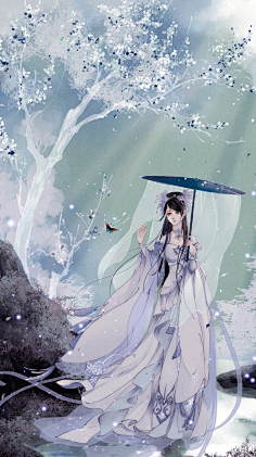 手绘古风-花瓣网|陪你做生活的设计师 | 曾浩敦煌系列油画作品《飞天