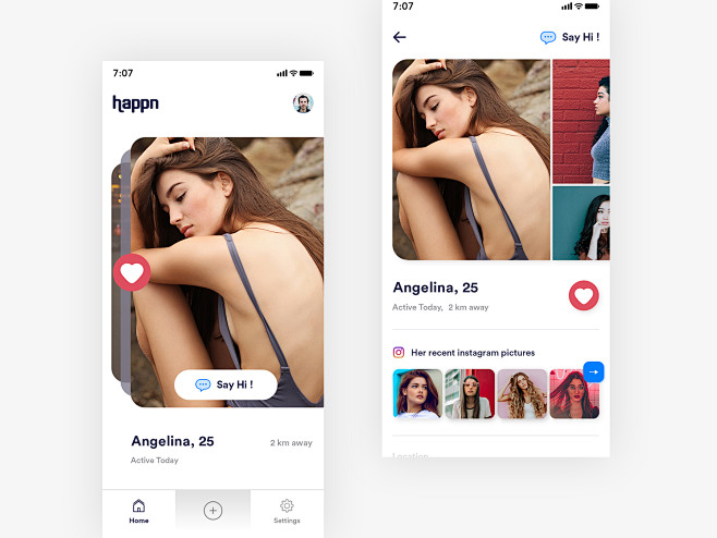 Happn Redesign
by M ...