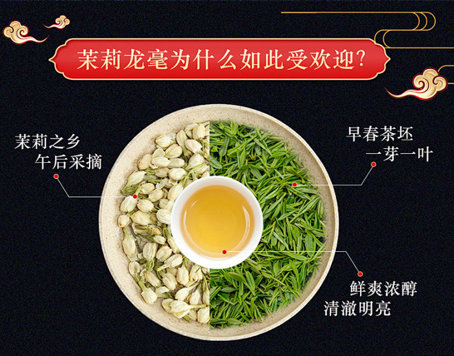 【张一元茉莉花茶】张一元茶叶 花茶花草茶...