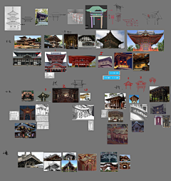 顾乐鸣采集到【原画】中式—古建筑物件
