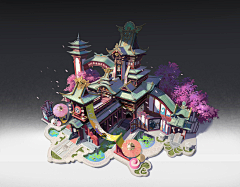 但看万木垂梢首采集到场景