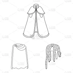 分离着色,长袍,外衣,标志,人造物,纺织品,华贵,野生动物,斗篷