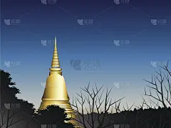 藏在森林深处的宝塔