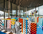 Colourful Labyrinth by Camille Walala