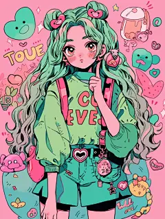 xwilson_kawaii_girl_i_love_you_in_the_style_of_subtle_playfuln_e853726