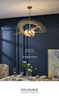 后现代轻奢餐厅圆形水晶吊灯北欧创意个性设计师2020新款客厅灯具-tmall.com天猫