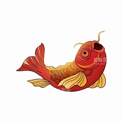 锦鲤  - 源文件下载【酷图网】手绘锦鲤,锦鲤,国潮锦鲤,古典锦鲤,古风锦鲤,中国风锦鲤,锦鲤插画,锦鲤素材,中国风,夏日素材,夏天,
