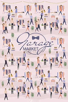 车库市场海报