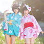 范特西 化物语 阿良良木月火 月火短装浴衣 cosplay服