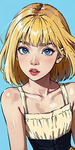 06167-2503288308-(masterpiece, high quality, highres,Highest picture quality),(Master's work),blue background,dynamic Angle,Solid color backgroun